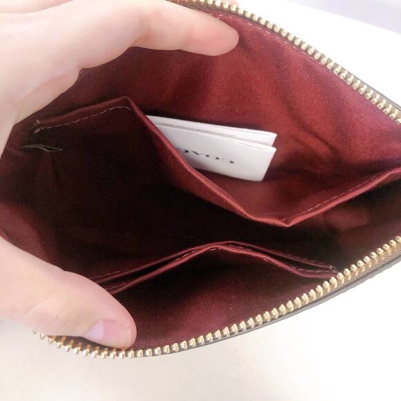 Coach C3308 Nolita 19 In Signature Canvas In Brown 1941 Red - Picture 5 of 6